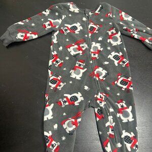 polar bear christmas Onesie 12 M